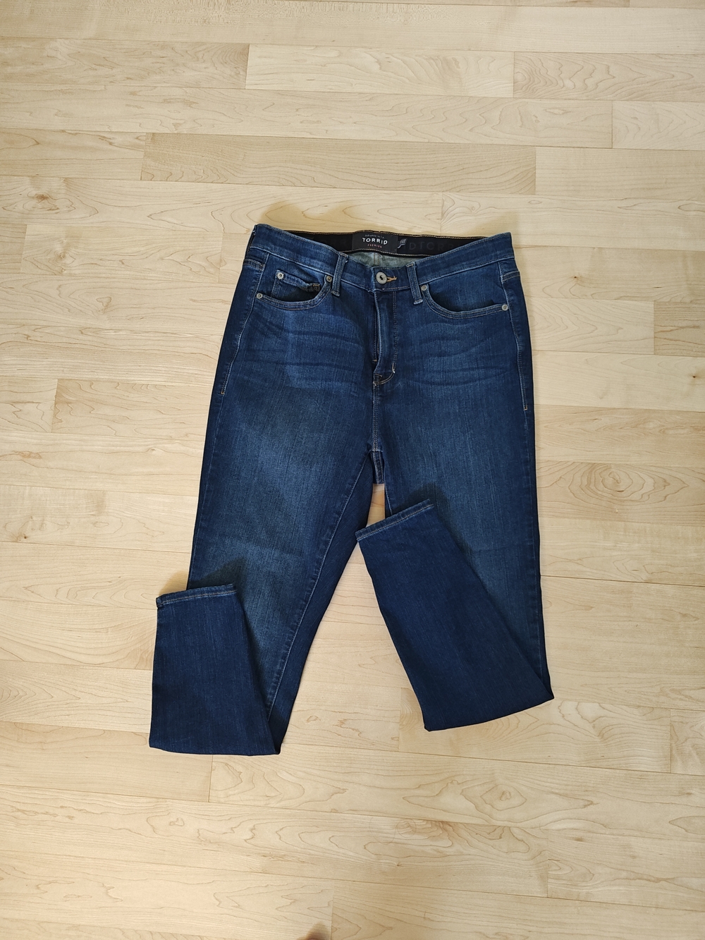Torrid Dark Indigo Sky High Skinny Jeans